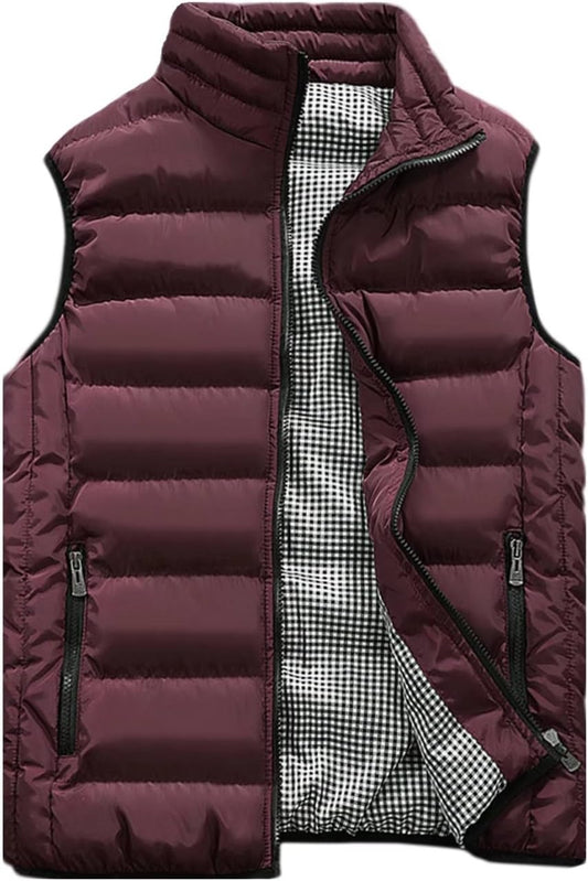 Men's Outdoor Casual Stand Collar Padded Outerwear